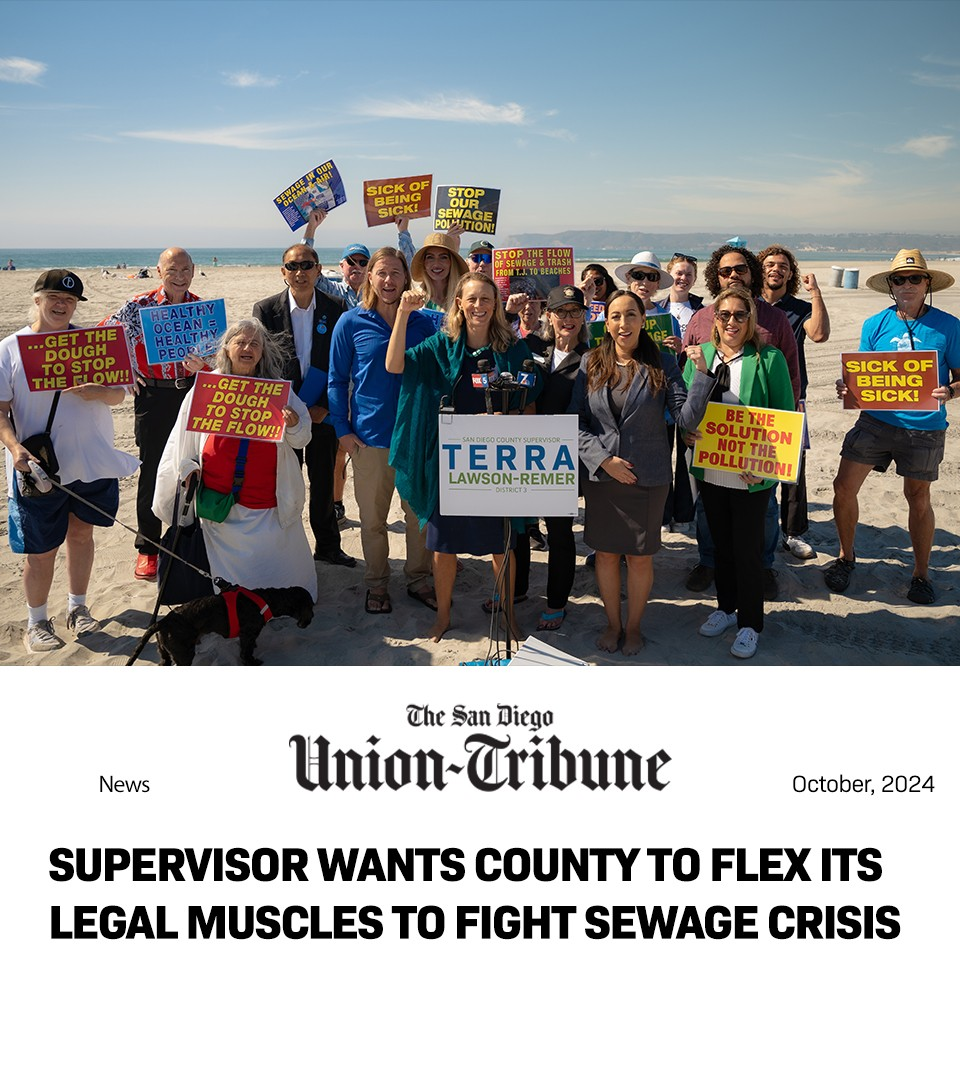 Supervisor wants county to flex its legal muscles to fight sewage crisis